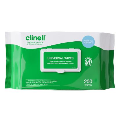 [MPGICW200] Wipes Clinell Universal Ex Large Packet of 200 x 1