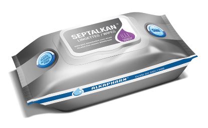 [MPDDCAW386] Wipes Septalkan (Alkapharm) Flat Pack x 100