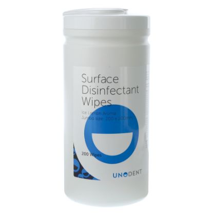 [MPDDCAW580] Wipes Surface Disinfectant (Unodent) Jumbo Tub (Ice Lemon Aroma) x 200