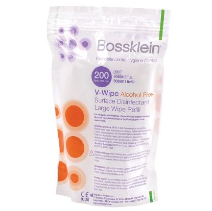 [MPDZCAW550] WIPES SURFACE DISINFECTANT BOSSKLEIN A/F 200W REFILL X 12