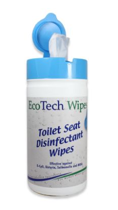 [MPKHETTS100] Wipes Toilet Seat 13 x 18cm Antibacterial x 100