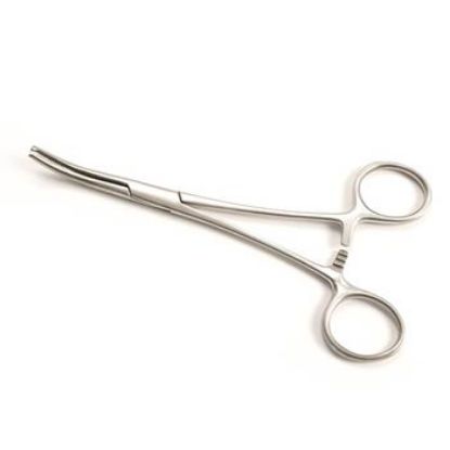 [MPAWC.471.15] Forceps Artery Kocher Curved 1:2 Teeth 15cm (Reusable Autoclavable Stainless Steel) x 1
