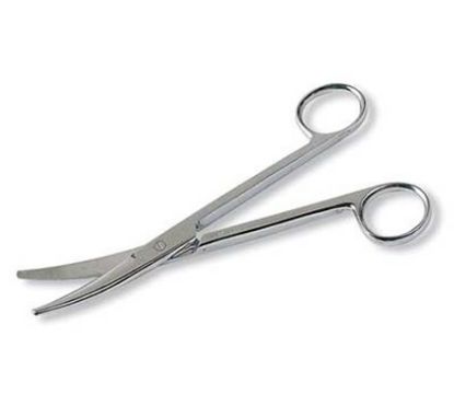 [MPM1W180] Scissors Mayo Curved Reusable 7.5" x 1