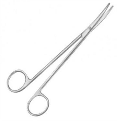 [MPUSF893200] SCISSORS MCINDOE CURVED 19CM 7.5" X 10 DISPOSABLE S/S
