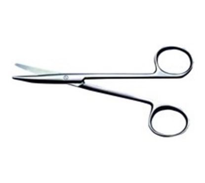 [MPRCRSPU100-095-40] Scissors Strabismus Curved/Blunt 11.5cm (4.6") x 40