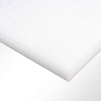 [MPSEVPZCL/70/WT70] Plastazote White High Density A70 395mm x 295mm x 50mm
