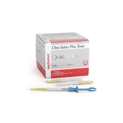 [MPDZASD264] Syringe System (Septodont) Ultra Safety Plus Twist Blue 30g Short 25mm x 100