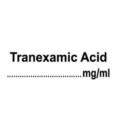 [MPHESL594] LABELS SYRINGE MEDILABEL TRANEXAMIC ACID X400