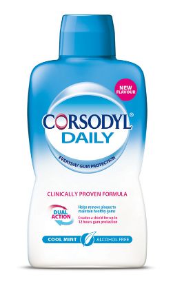 [MPMWCOR03G] Mouthwash Corsodyl Fresh Mint Alcohol Free 500ml (GSL)