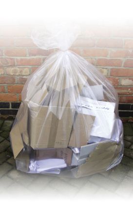 [MPHCMVK032] Bin Liner Clear 28x39 5x50 Bags 160g (Roll)
