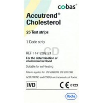 [MPRO11418262171] TEST STRIPS ACCUTREND CHOLESTEROL X 25